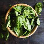 Fresh Spinach for this Sauteed Spinach and Garlic