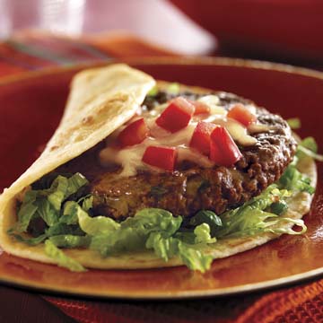 Mexican Fiesta Burgers Con Queso